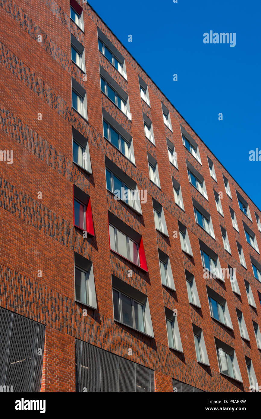 The Sawmill Court apartment block nearing completion (2018), Ancoats