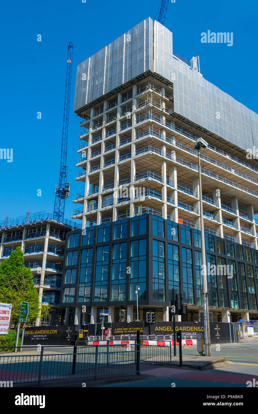 The Angel Gardens apartments development, under construction