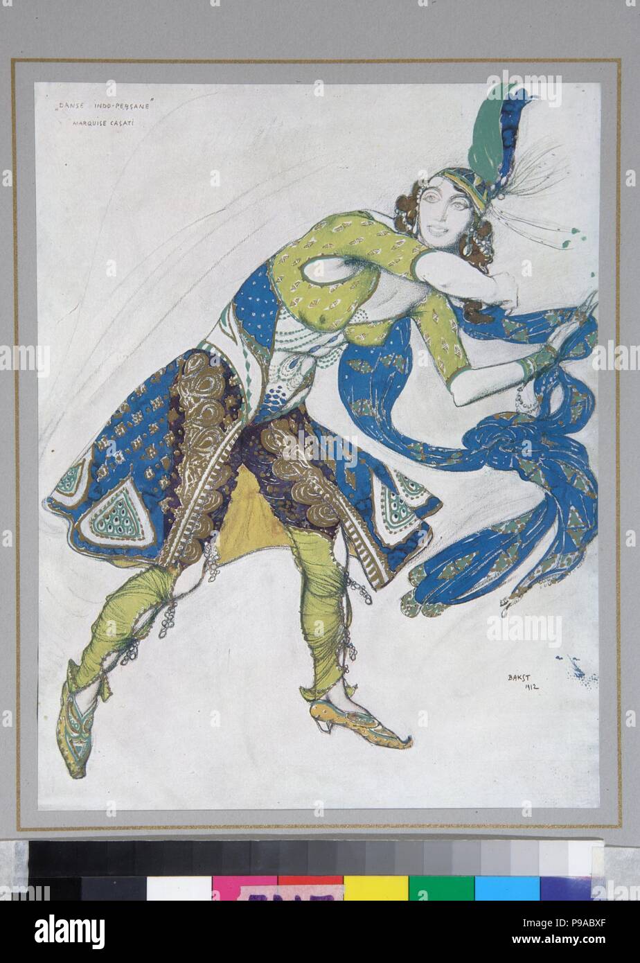 Indian Dance (La Marquise de Casati). Museum: PRIVATE COLLECTION. Stock Photo