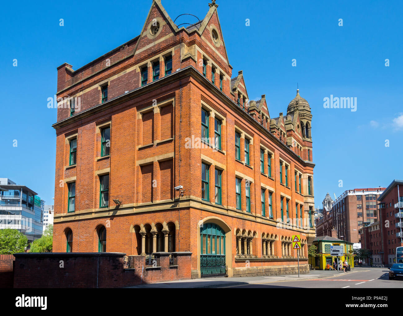 Chepstow House, a former textile warehouse, now apartments, from Great