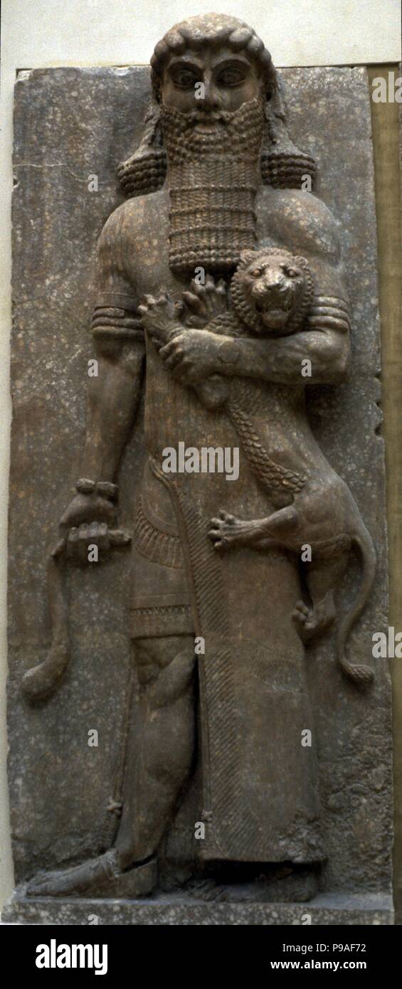 Gilgamesh and lion hires stock photography and images Alamy