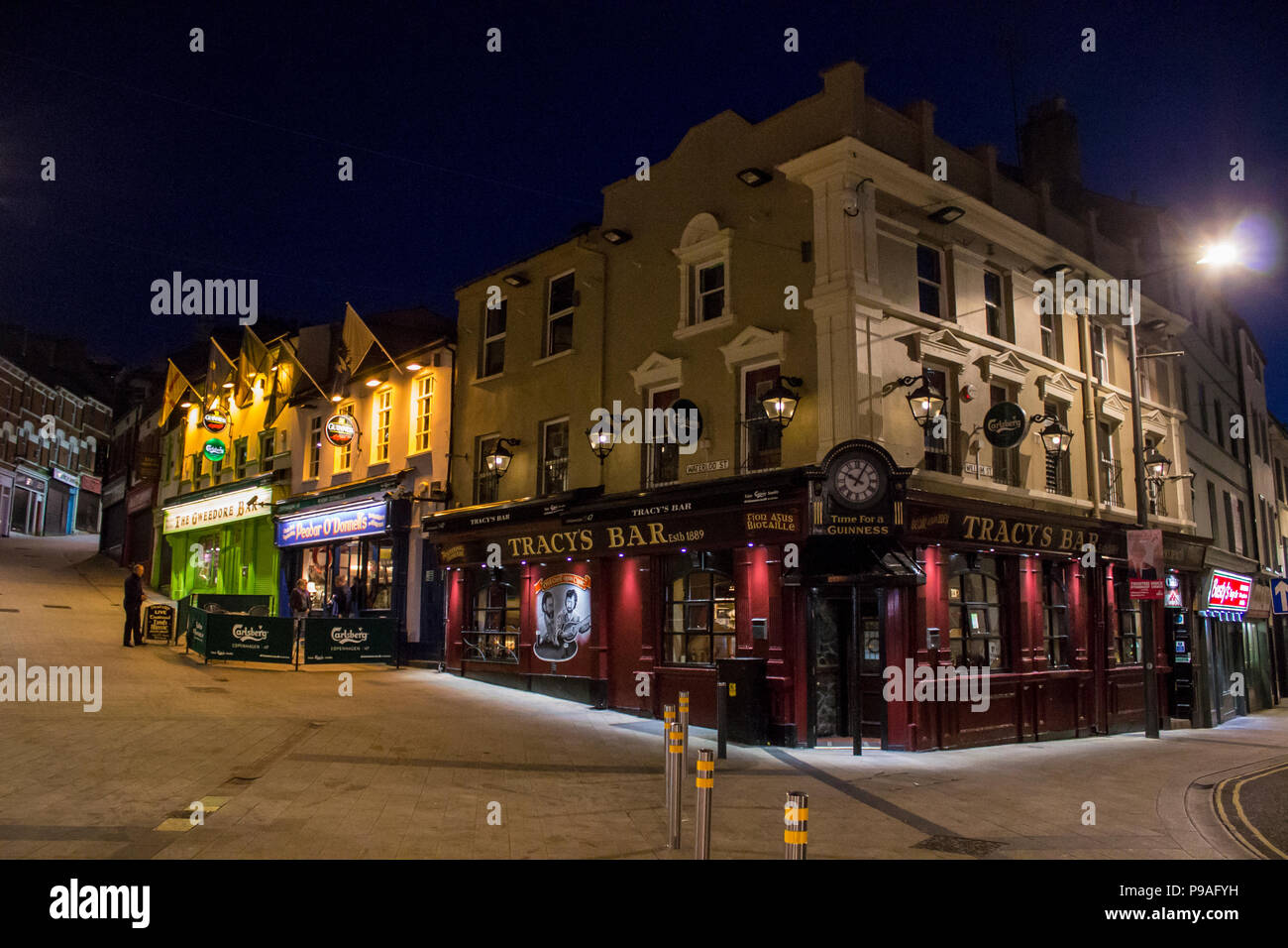 Derry Londonderry, Northern Ireland. The Gweedore Bar, Peadar O