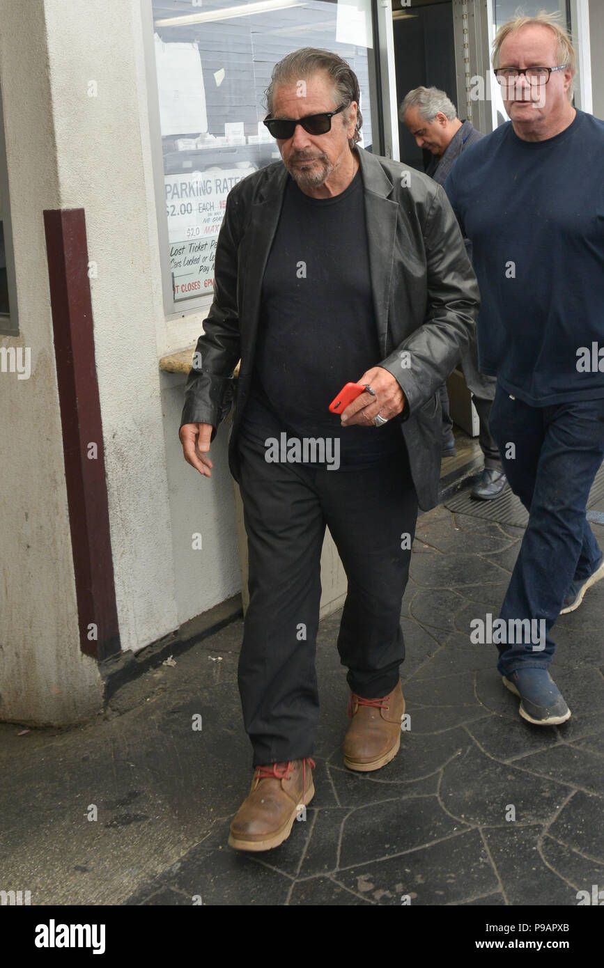 Al Pacino makes a rare appearance in Beverly Hills. The Hollywood star