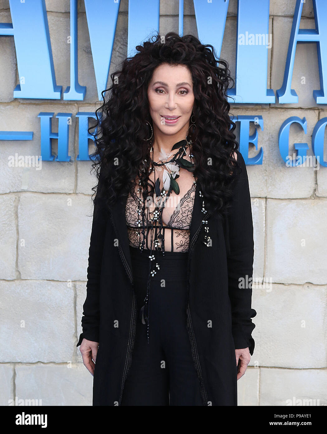 London, UK. 16th July, 2018. Cher, Mamma Mia! Here We Go Again - World premiere, Eventim Apollo, Hammersmith, London, UK, 16 July 2018, Photo by Richard Goldschmidt Credit: Rich Gold/Alamy Live News Stock Photo