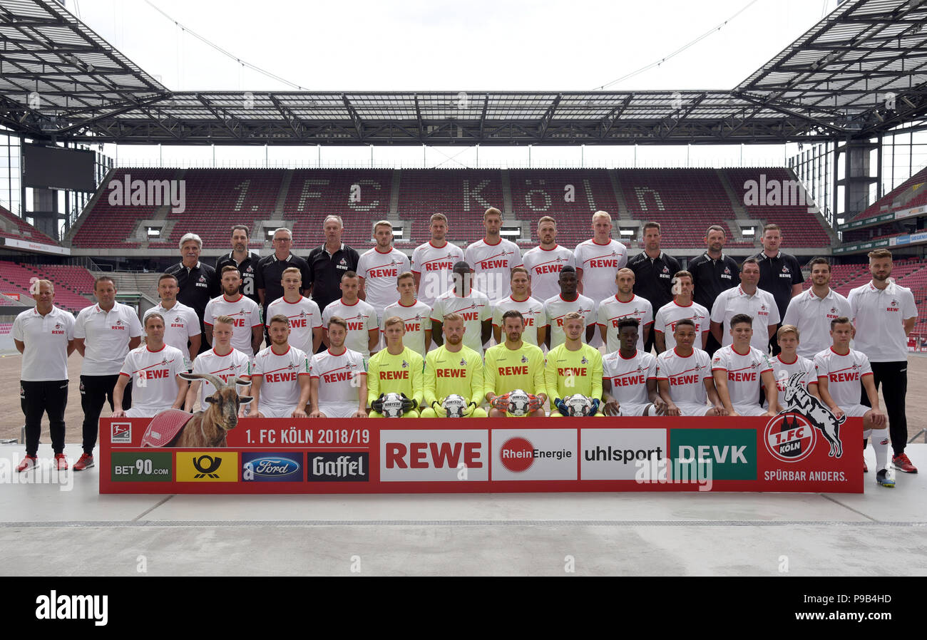 09 July 18 Germany Cologne Second Bundesliga Photo Shoot Of 1 Fc Cologne For The 18 19 Season At The Rheinenergie Stadium Back Row L R Team Doctor Dr Peter Schefferhoff Team Doctor Dr