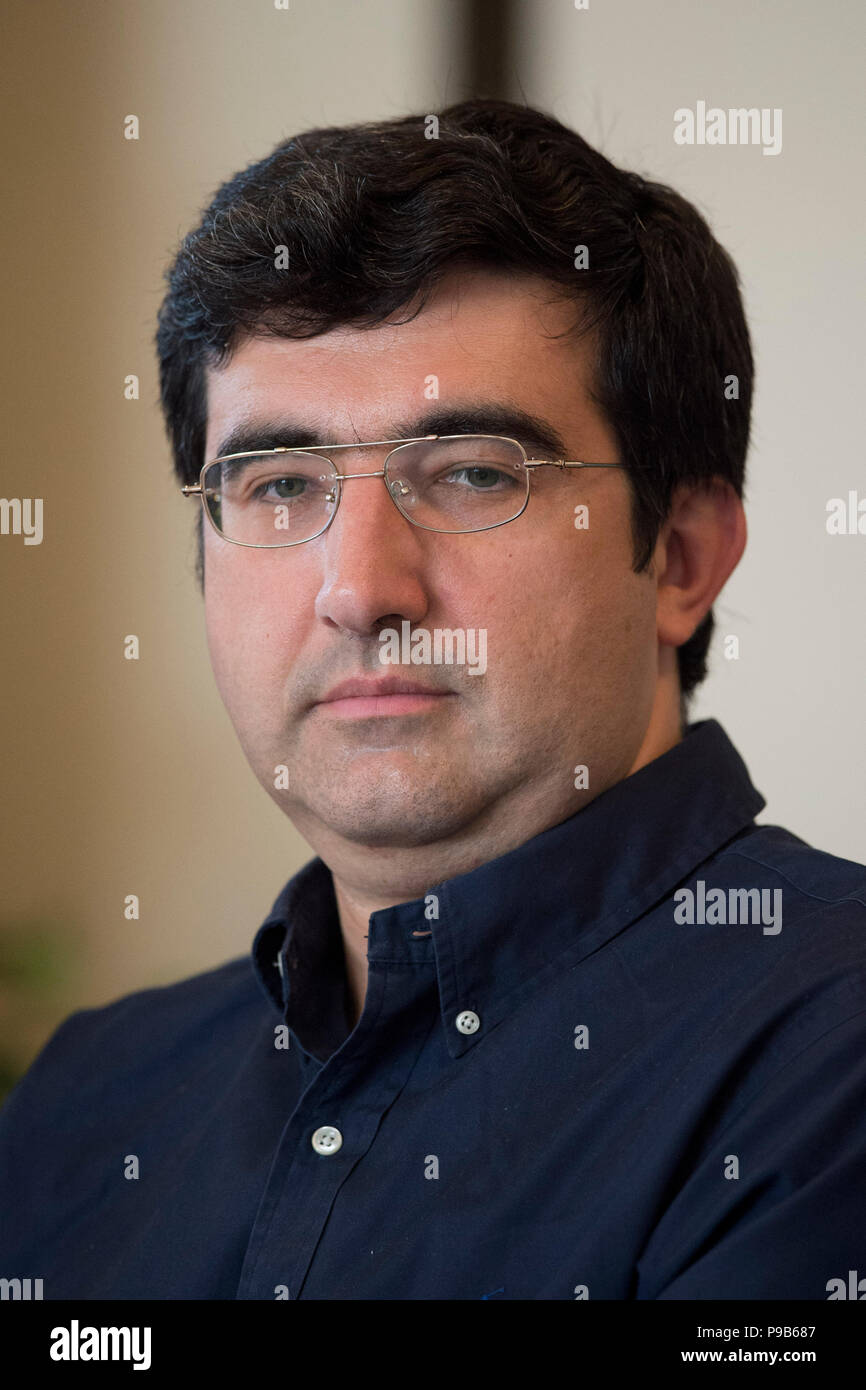 Chess Grandmaster Anish GIRI, Netherlands, NED, Portrait, Portrait,  Portrait, cropped single image, single motive, press conference in front of  the Sparkassen Chess-Meeting 2018 on 13.07.2018 in Dortmund Â