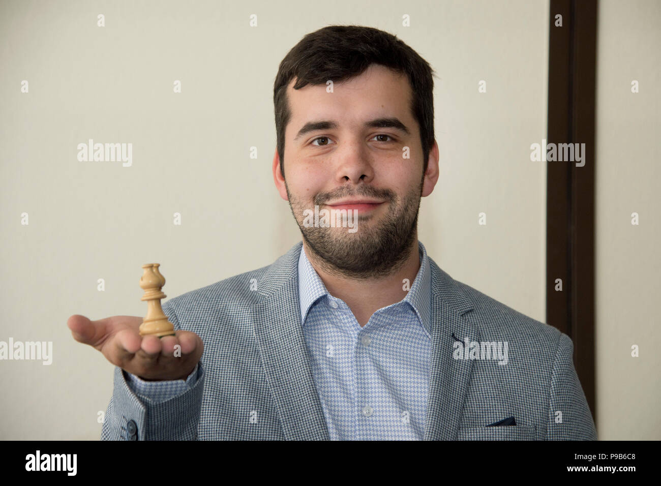 Chess Grandmaster Ian NEPOMNIACHTCHI, Russia, RUS, Russian Federation,  Portraits, Portraits, Portrait, cropped single image, single motive