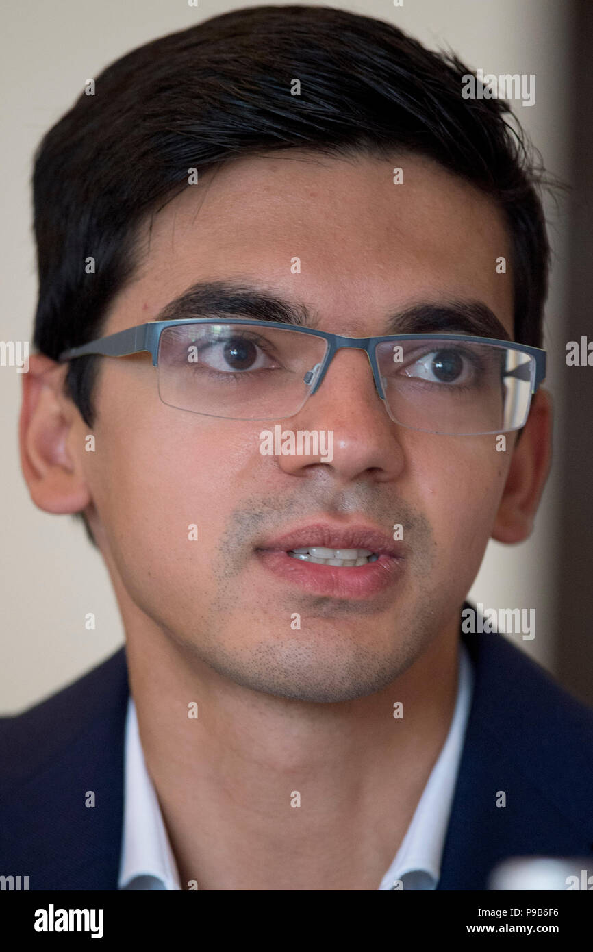 Chess Grandmaster Anish GIRI, Netherlands, NED, Portrait, Portrait,  Portrait, cropped single image, single motive, press conference