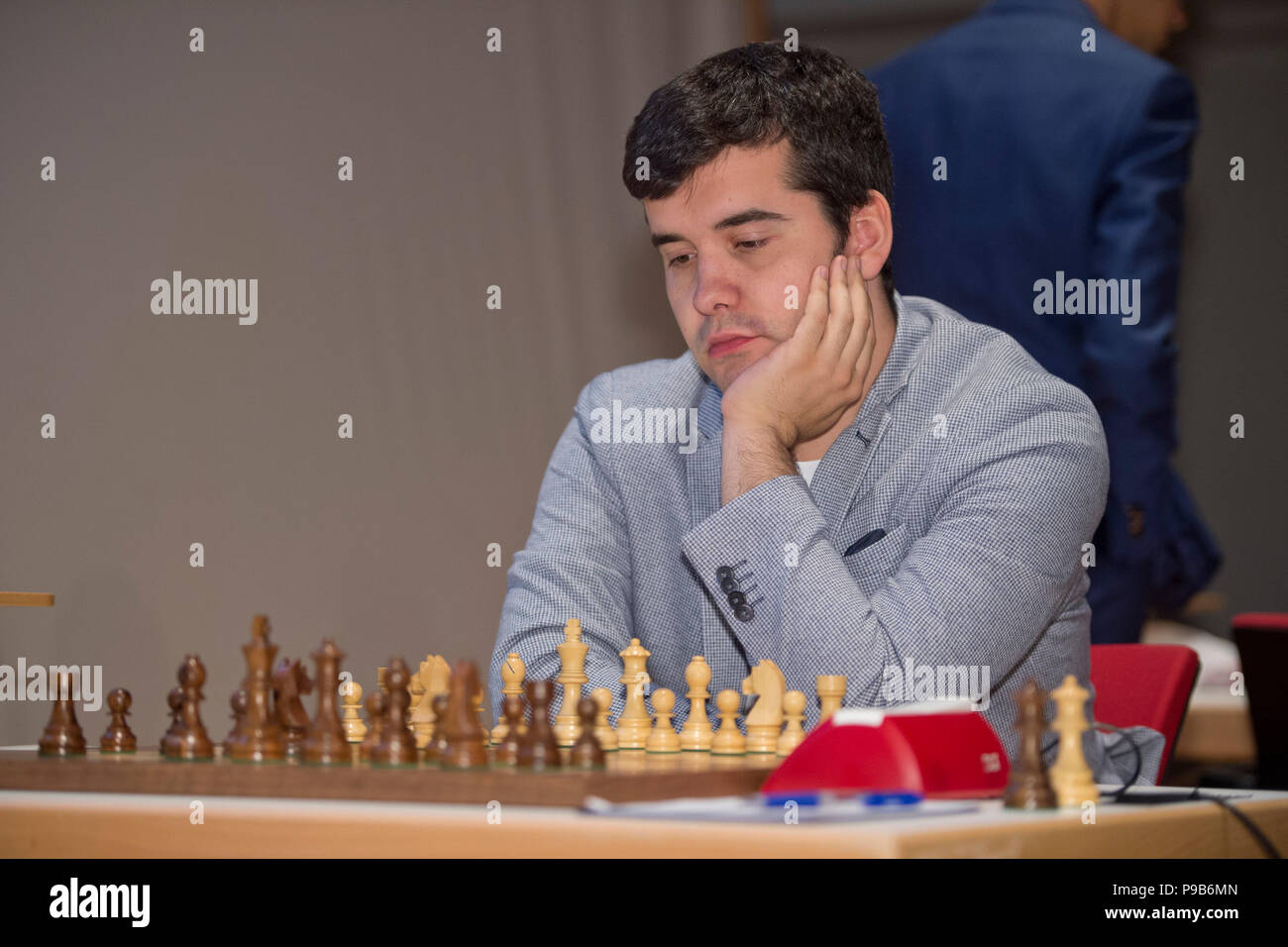 Ian Nepomniachtchi of Russia prepares for the game he drew against News  Photo - Getty Images