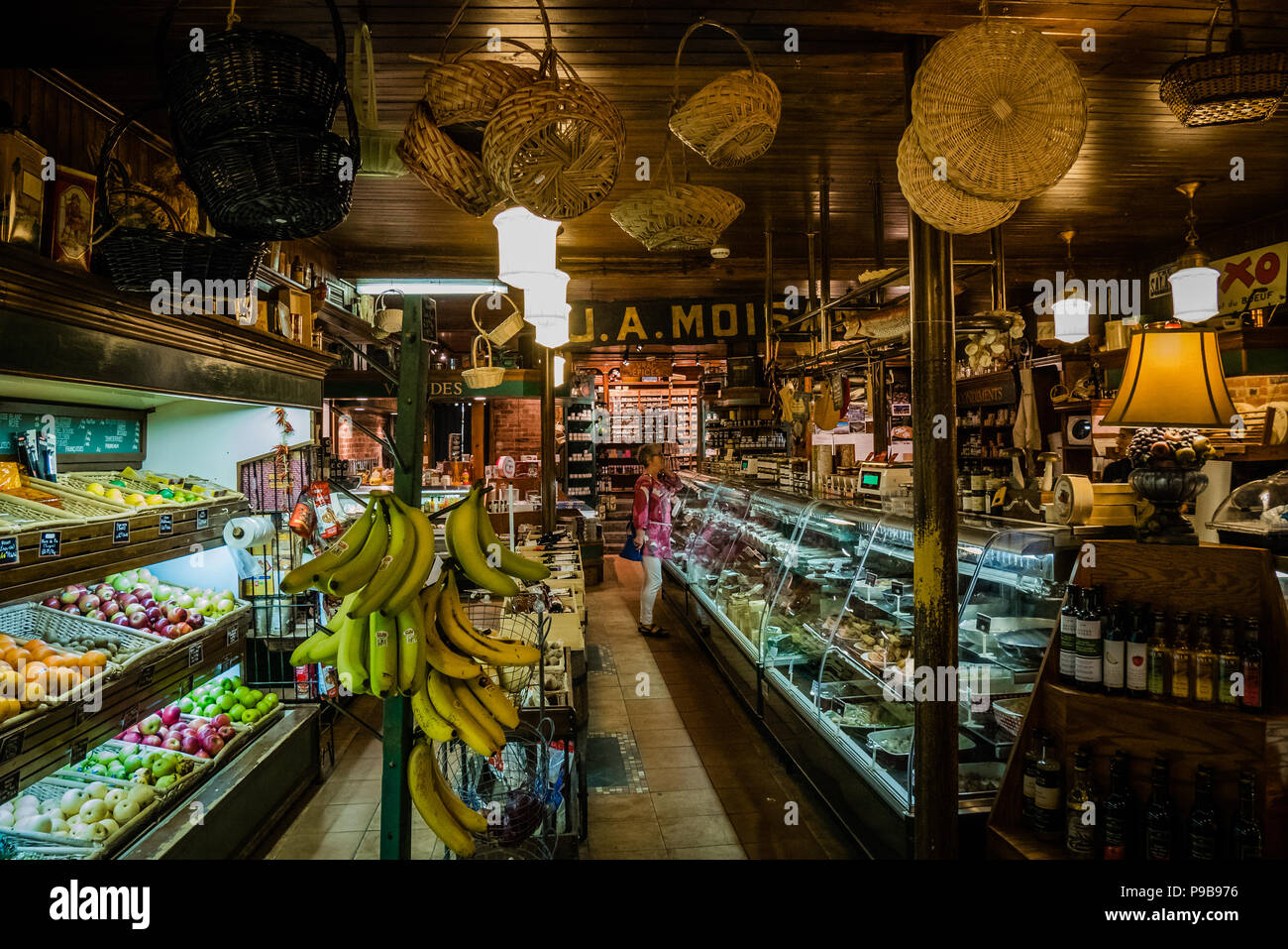 J A Moisan is the oldest grocery store in america, located in quebec