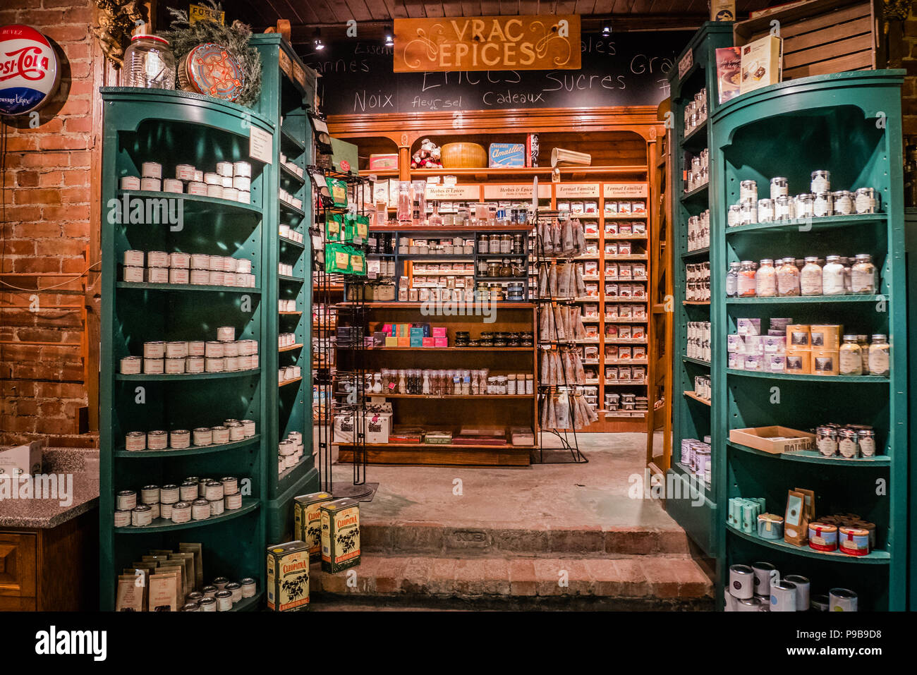 Supermarket grocery store interior inside hires stock photography and