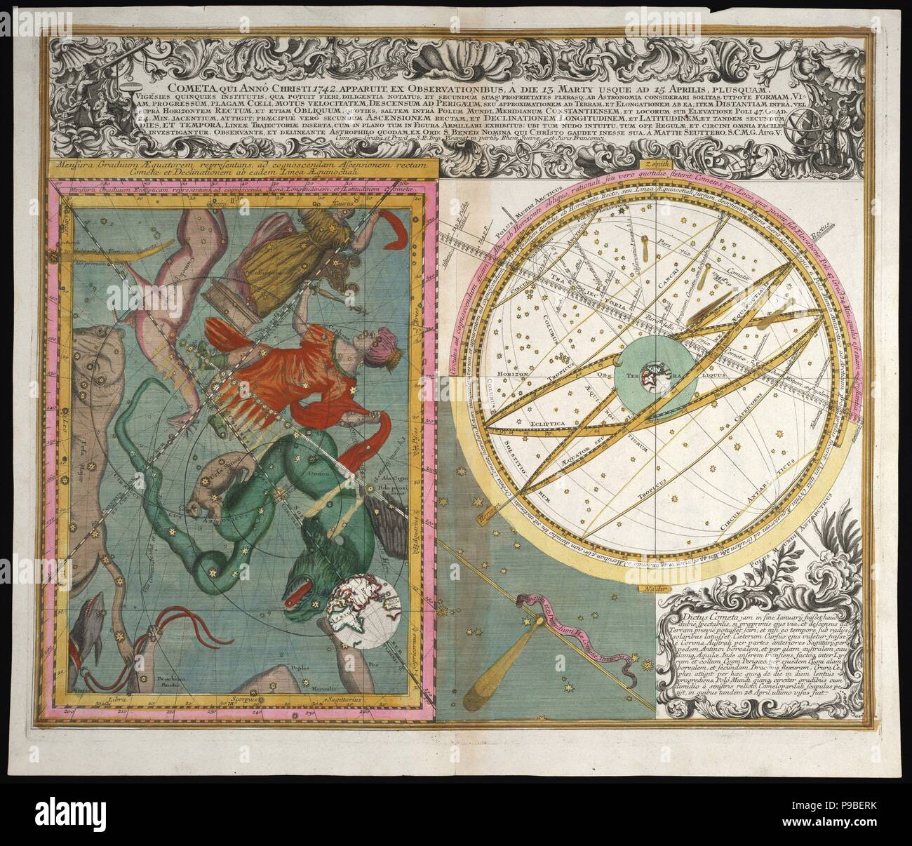 Cometa, qui anno Christi. Museum: YALE UNIVERSITY. Stock Photo