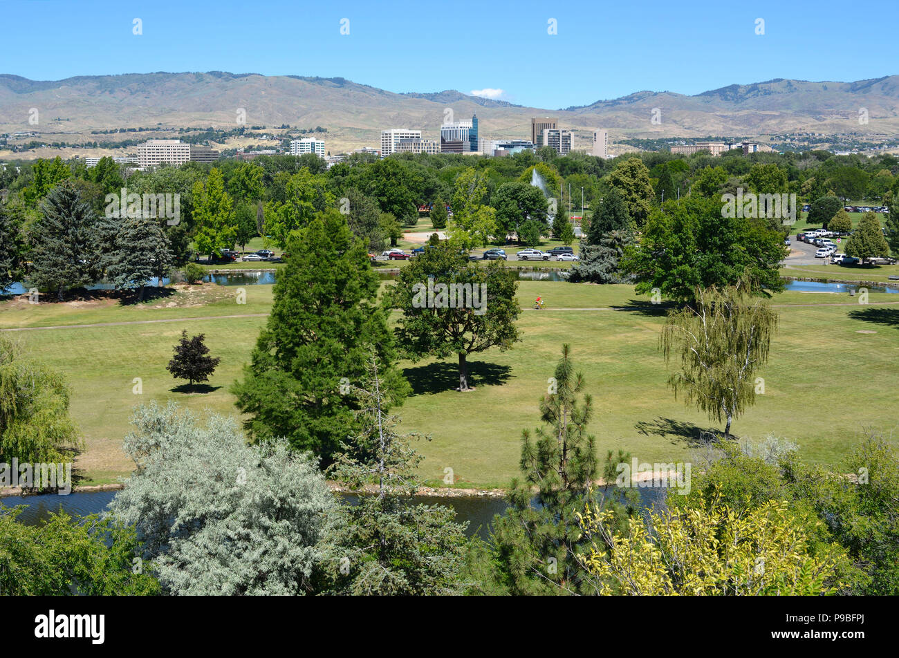 Ann Morrison Park, Boise Stock Photo Alamy