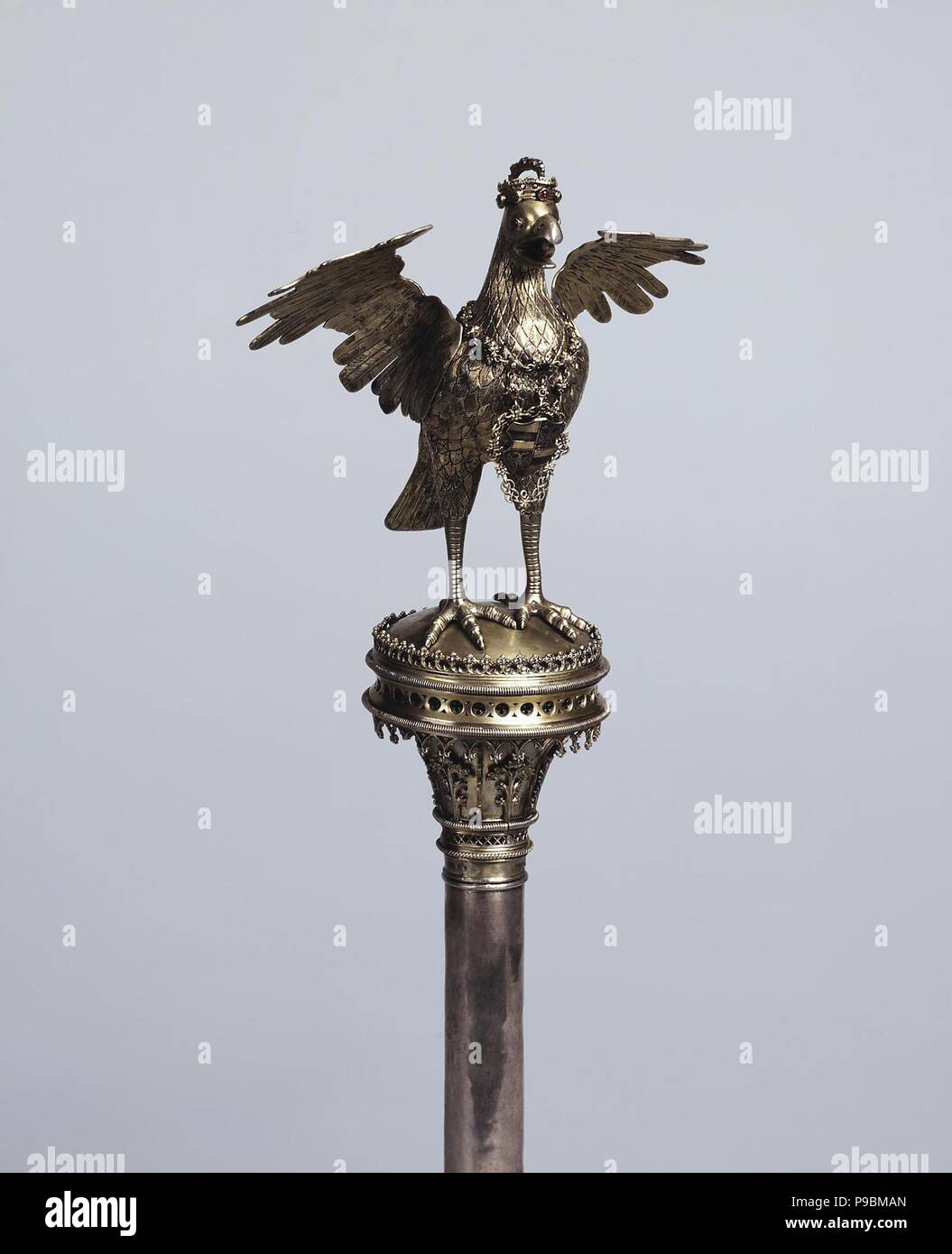 Head of a Marshal's Ceremonial Staff. Museum: State Hermitage, St. Petersburg. Stock Photo