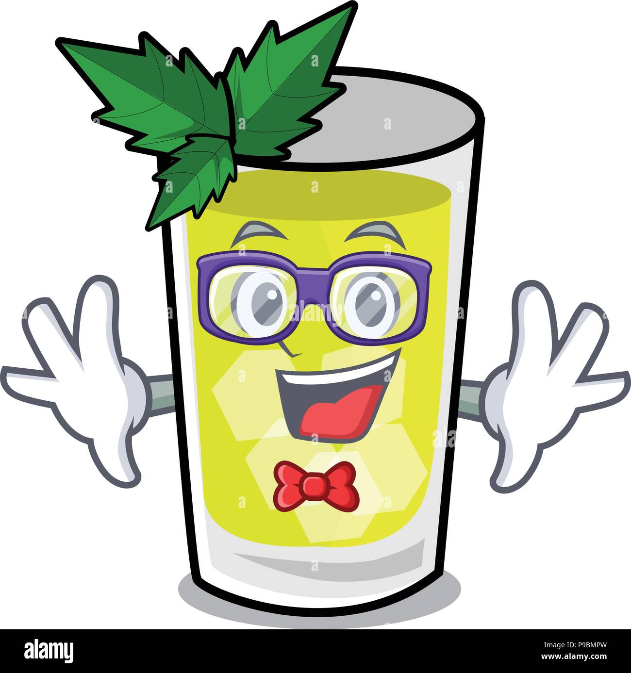 Geek mint julep character cartoon Stock Vector Image & Art Alamy