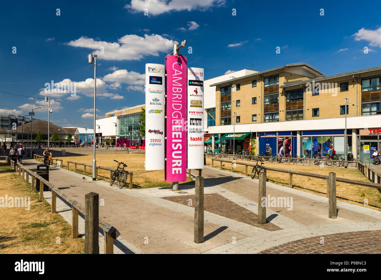 Cambridge Leisure Park on a sunny Summer day, UK Stock Photo: 212314595