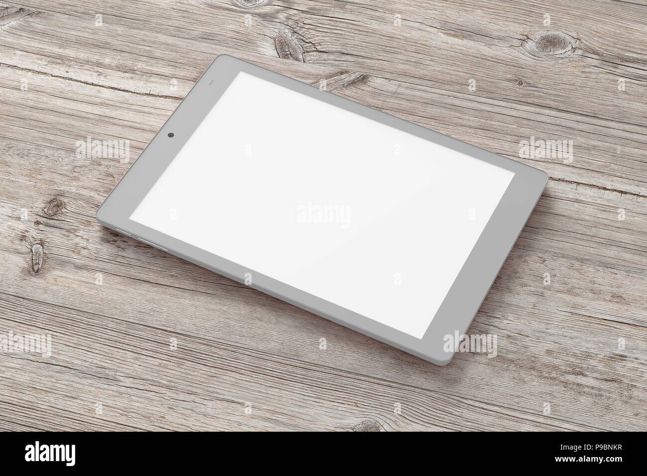 Gray Tablet Screen Gray tablet pc with 4:3 screen aspect ratio with white blank screen ...