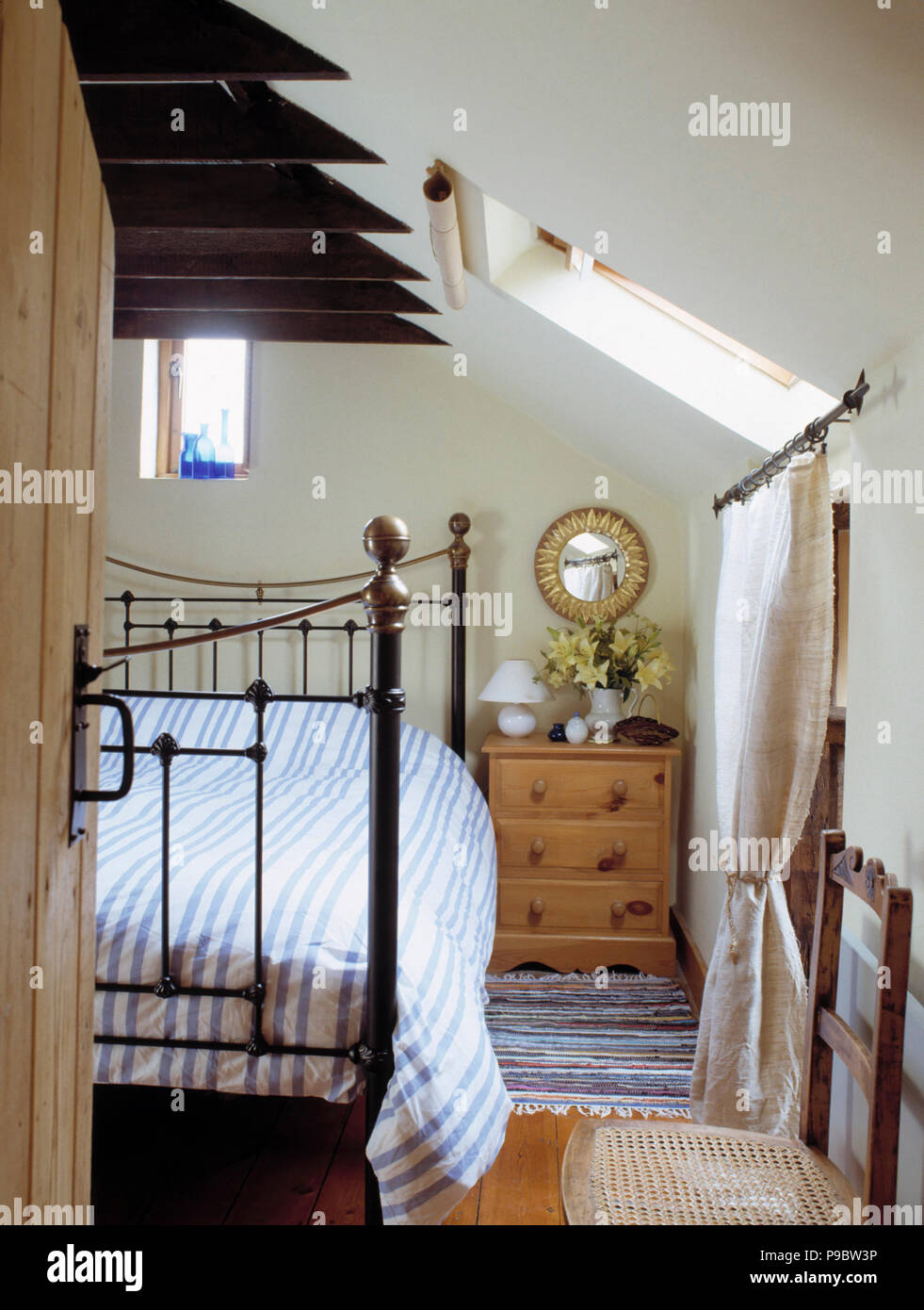 Bedroom Attic Conversion Stock Photo Alamy