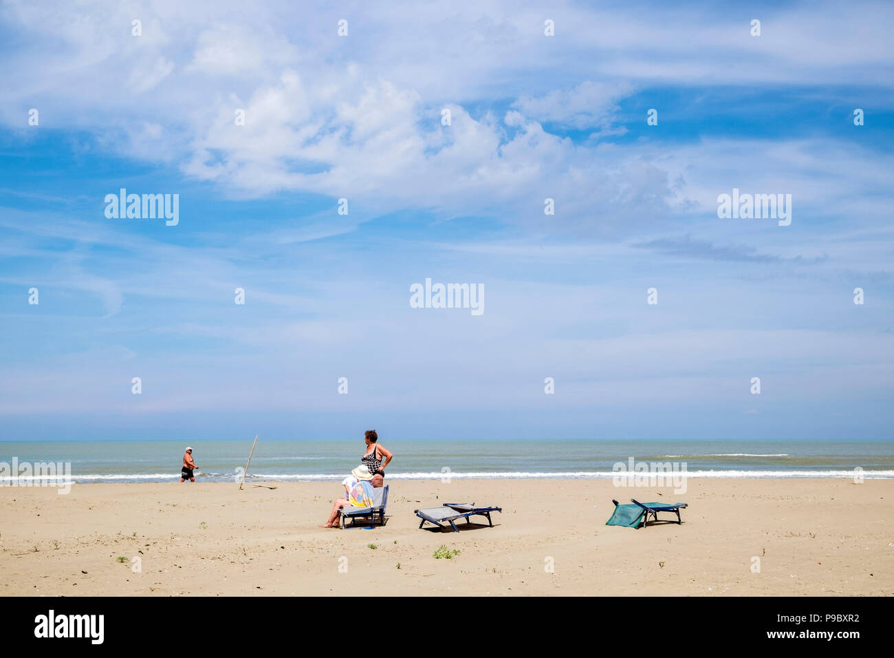 Albania, Divjake, the beach Stock Photo