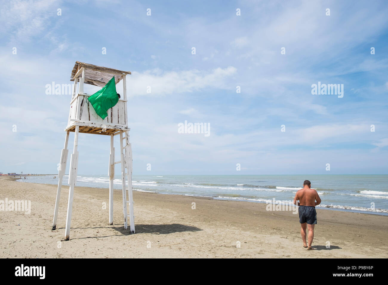 Albania, Divjake, the beach Stock Photo