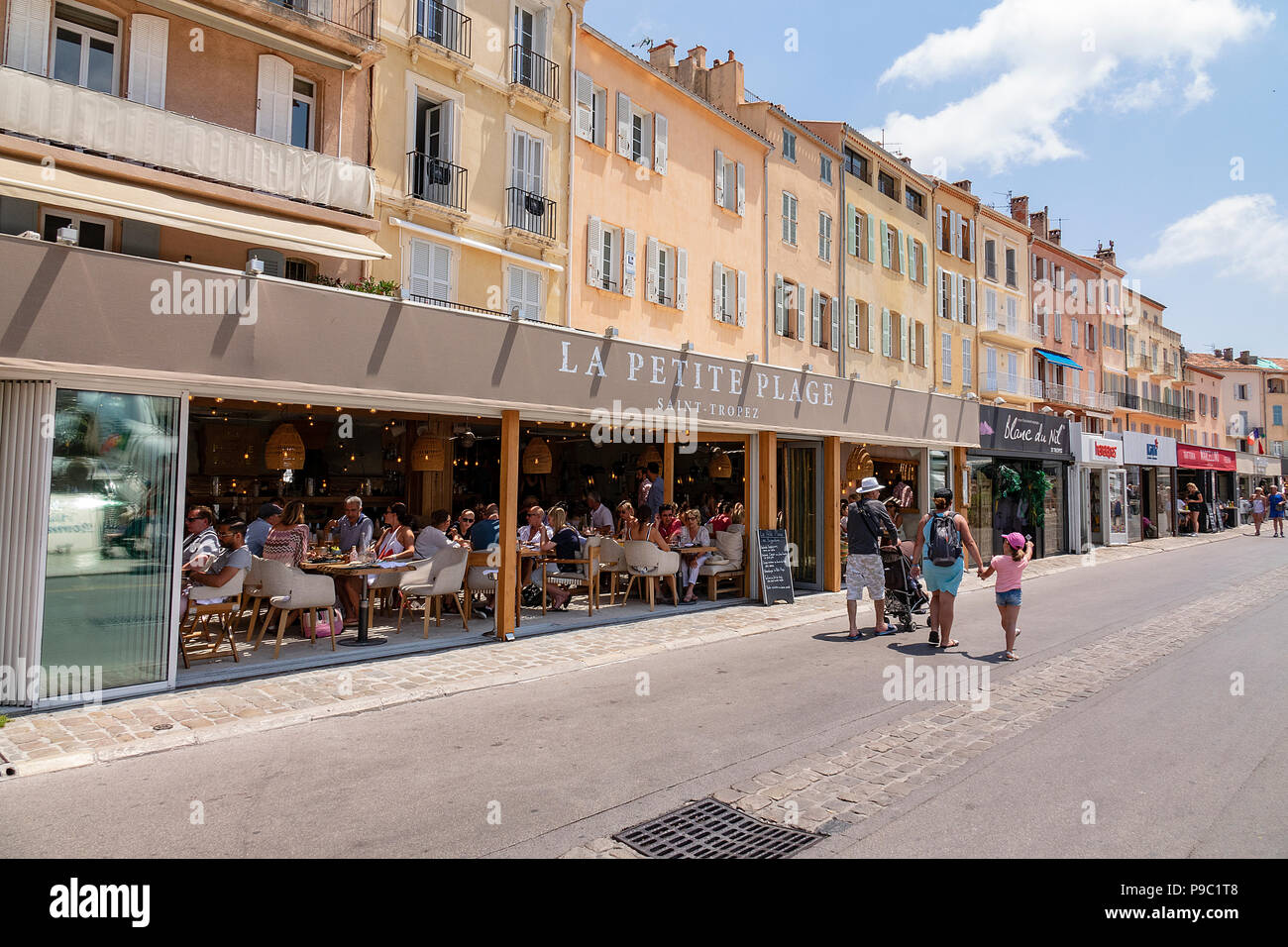 La Petite Plage Saint Tropez On The Cote D Azur In The South Of France Stock Photo Alamy