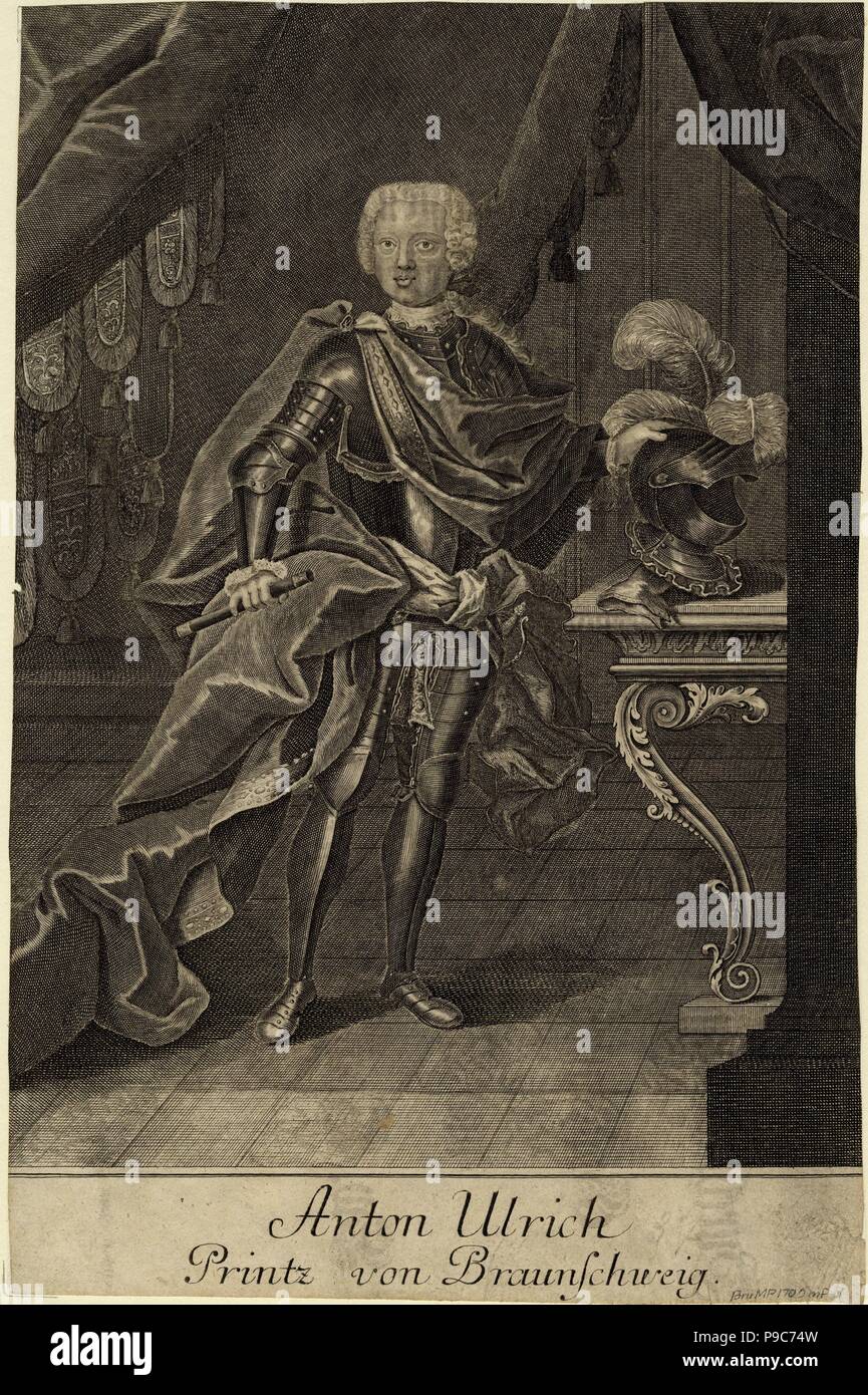 Portrait of Duke Anthony Ulrich of Brunswick (17141774). Museum