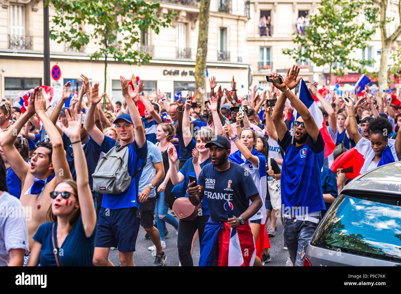 France celebrates as football World Champions 2018 in pictures