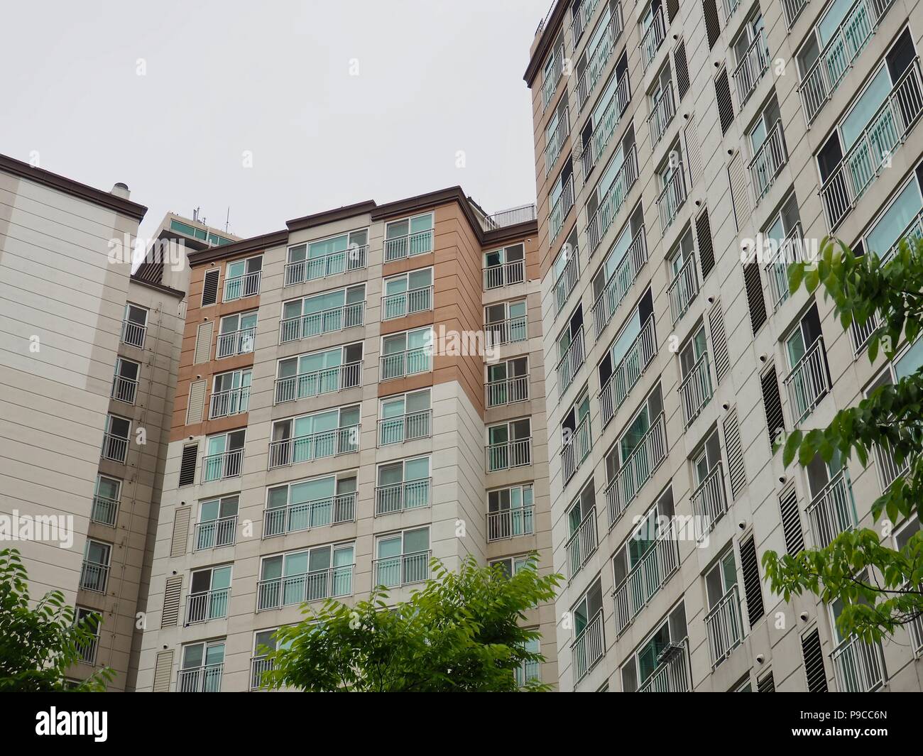 Apartment in Korea Cheongju City Stock Photo Alamy