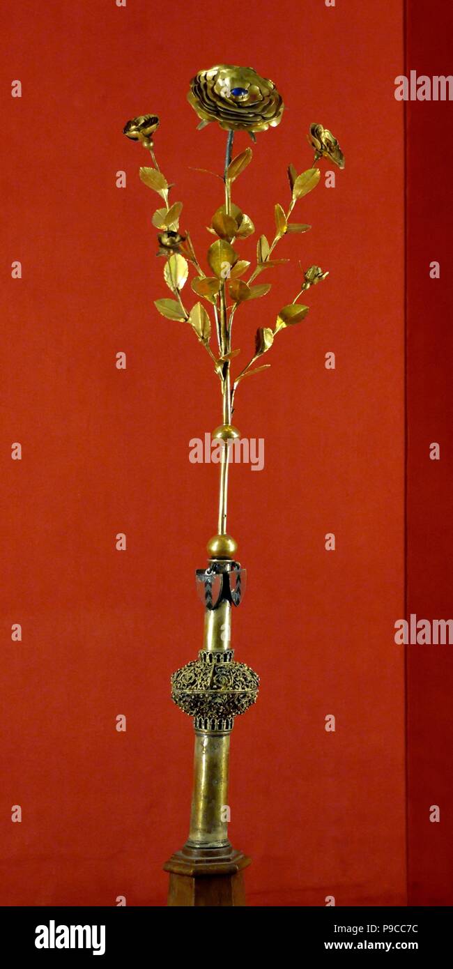 The Golden Rose. Museum: Musée national du Moyen Âge (Musée de Cluny). Stock Photo