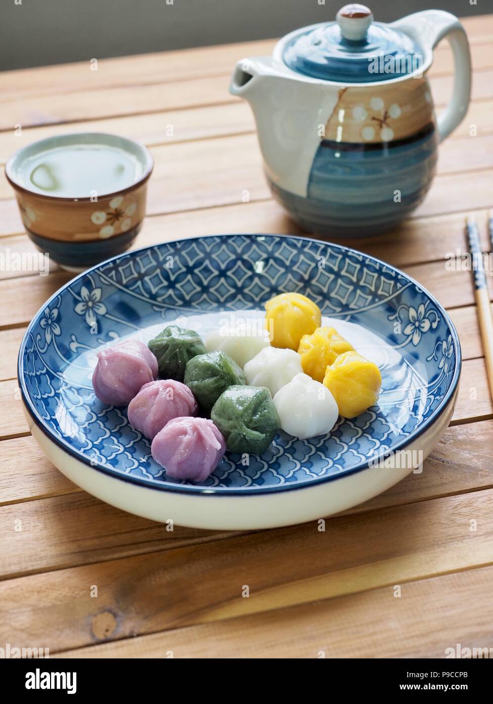 Korean food Songpyeon, Honeyfilled Rice Cake Stock Photo Alamy