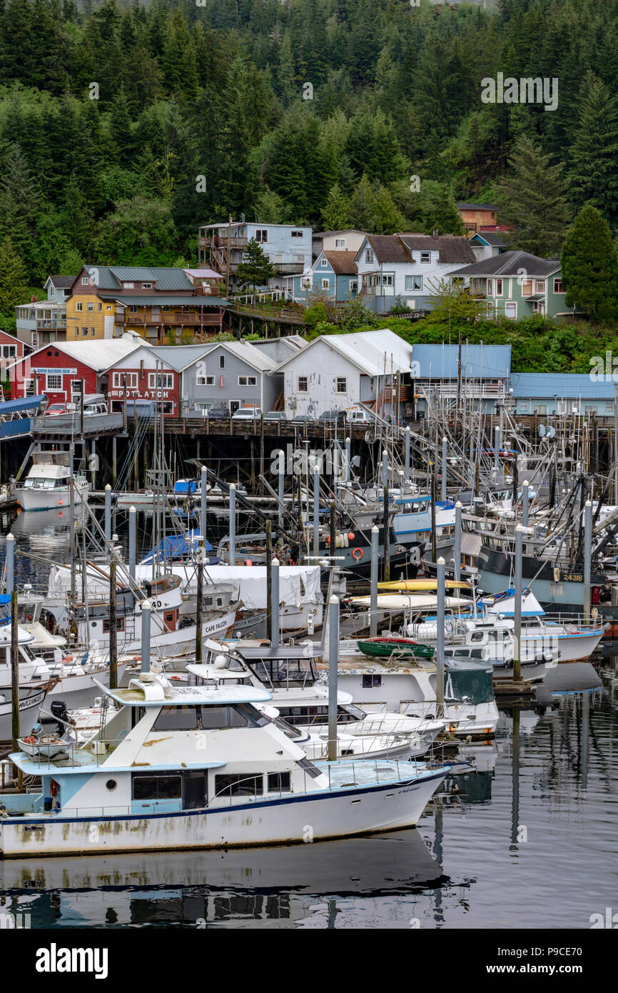 Ketchikan city harbor hires stock photography and images Alamy