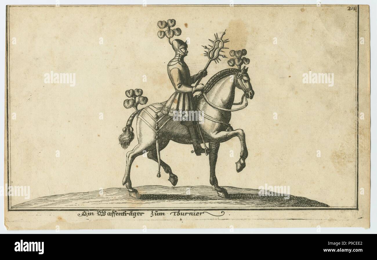Armor Bearer to Tournament. Museum PRIVATE COLLECTION Stock Photo Alamy