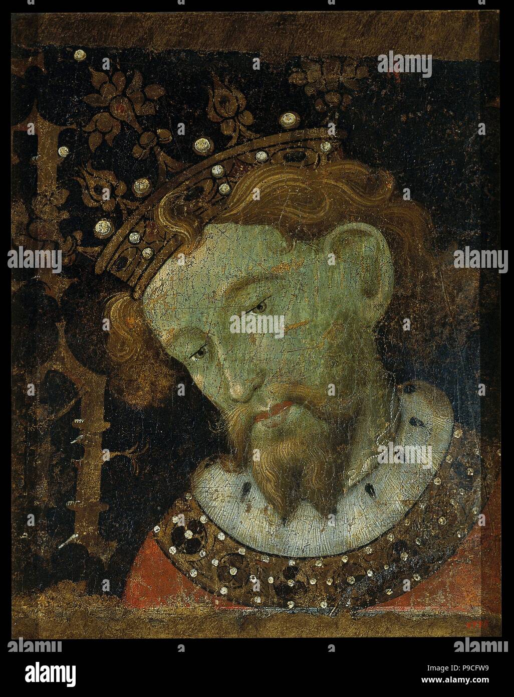 Alfonso III (1265-1291), King of Aragon. Museum: Museu Nacional d'Art de Catalunya, Barcelona. Stock Photo
