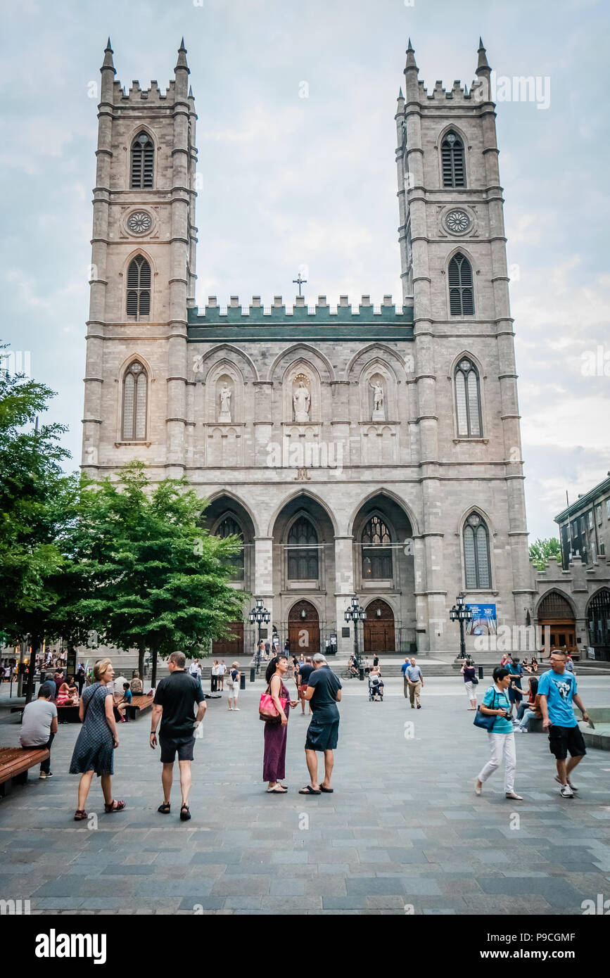 Notre-Dame Basilica Montreal Stock Photo - Alamy