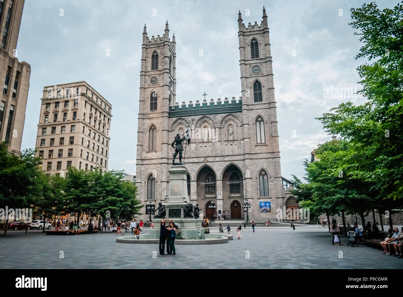 Notre-Dame Basilica Montreal Stock Photo - Alamy