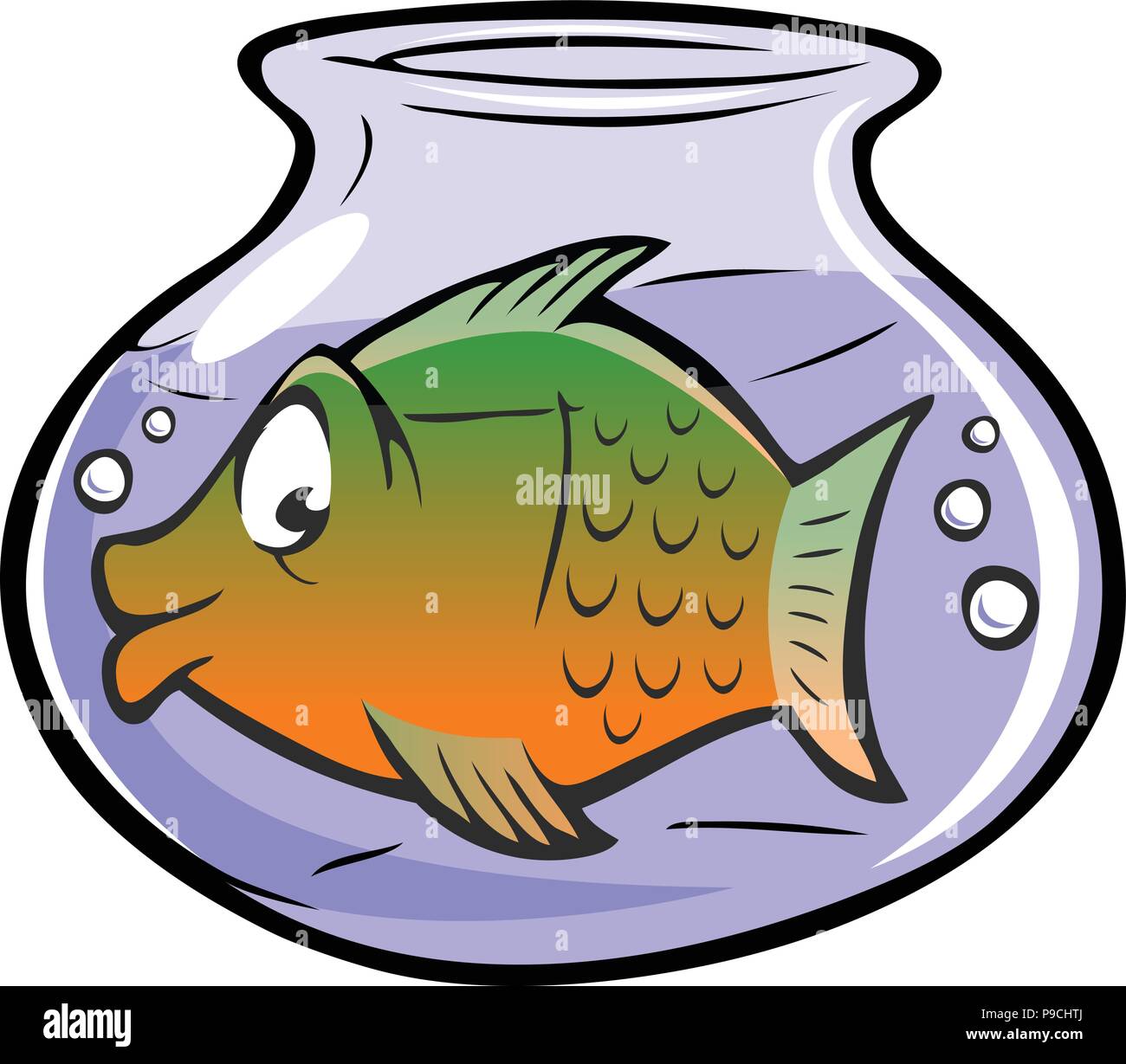 Fishbowl Stock Vector Images Alamy