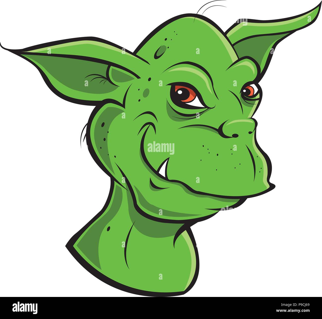 green goblin face animated