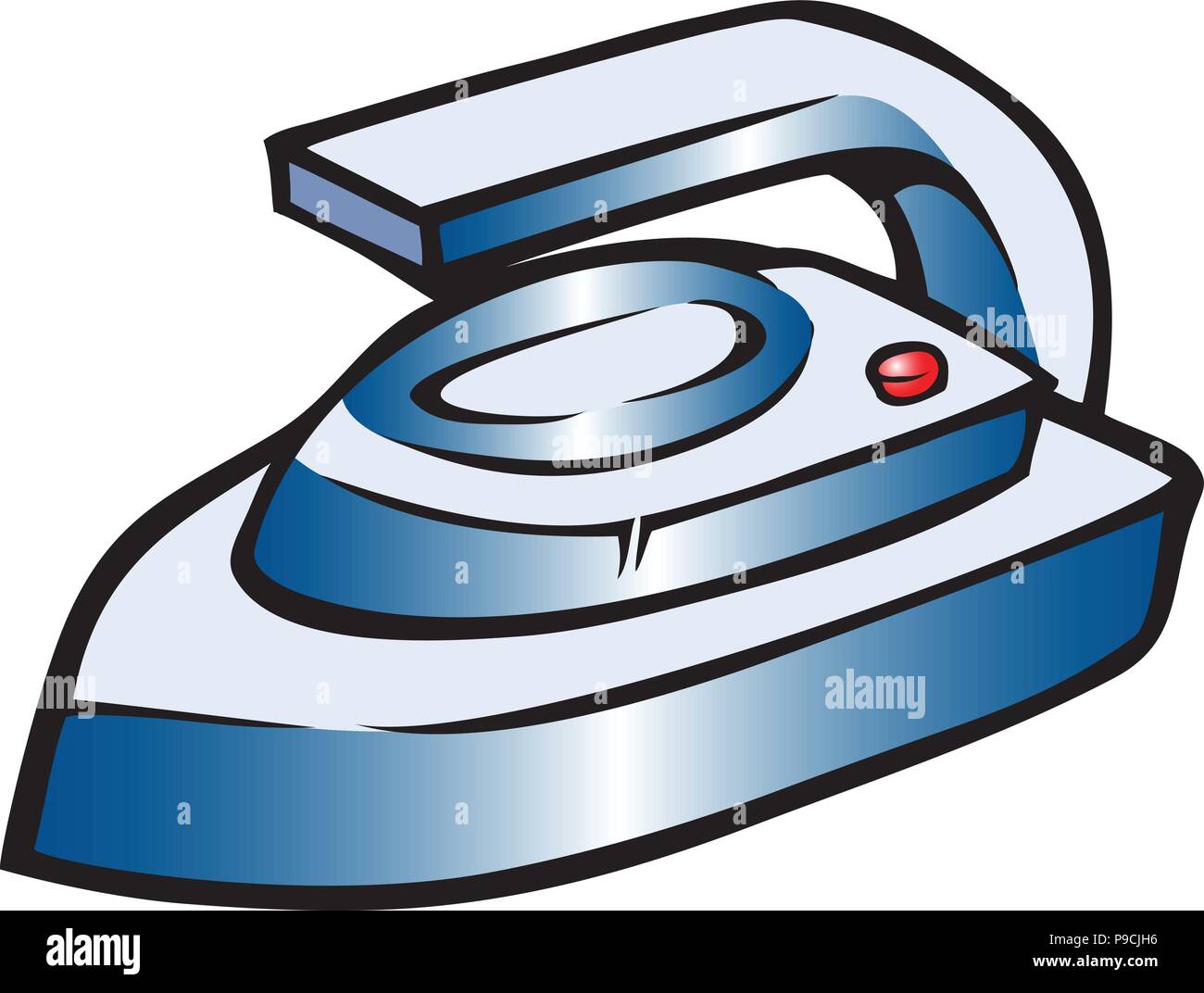 cartoon vector illustration of an iron Stock Vector Image & Art - Alamy