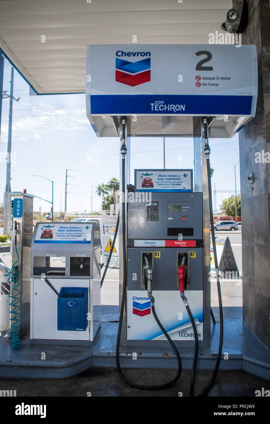 Chevron gas station hires stock photography and images Alamy