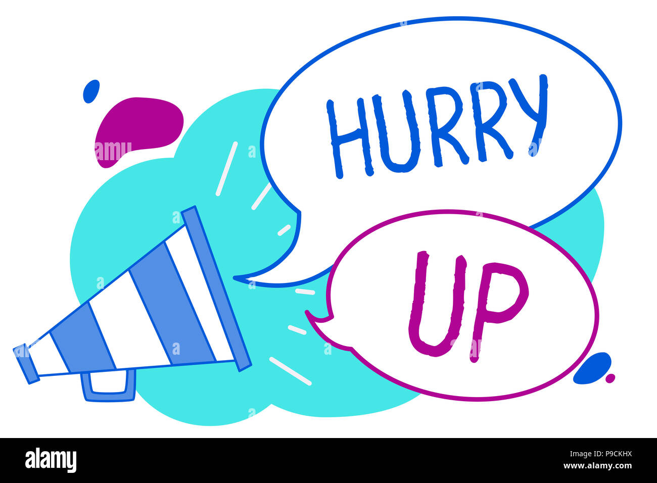 Hurry up Cut Out Stock Images & Pictures Alamy
