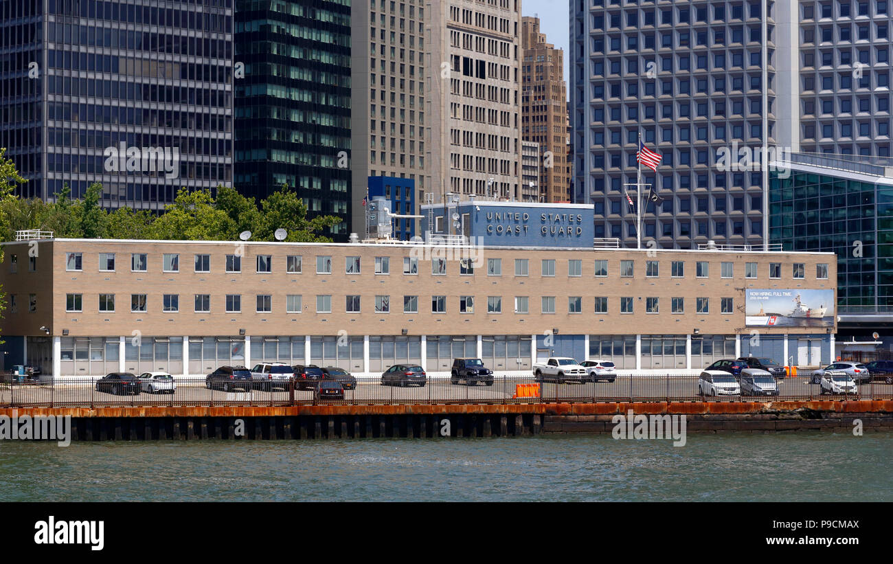 United States Coast Guard Building, 1 South Street, New York, NY Stock