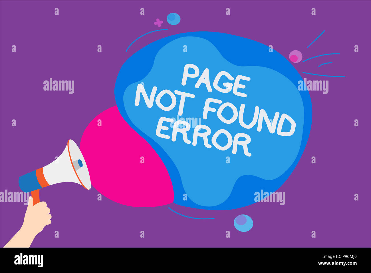 Writing note showing Page Not Found Error. Business photo showcasing message appears when search for website doesnt exist Convey messages ideas sound  Stock Photo
