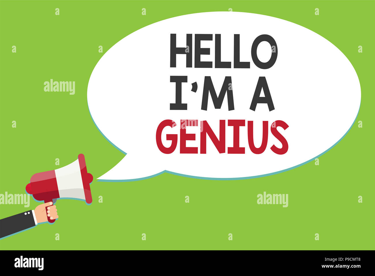 I Am A Genius High Resolution Stock Photography and Images - Alamy