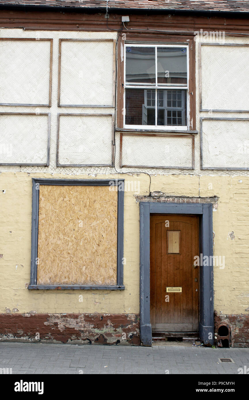 Part of a derelict house in the UK Stock Photo Alamy