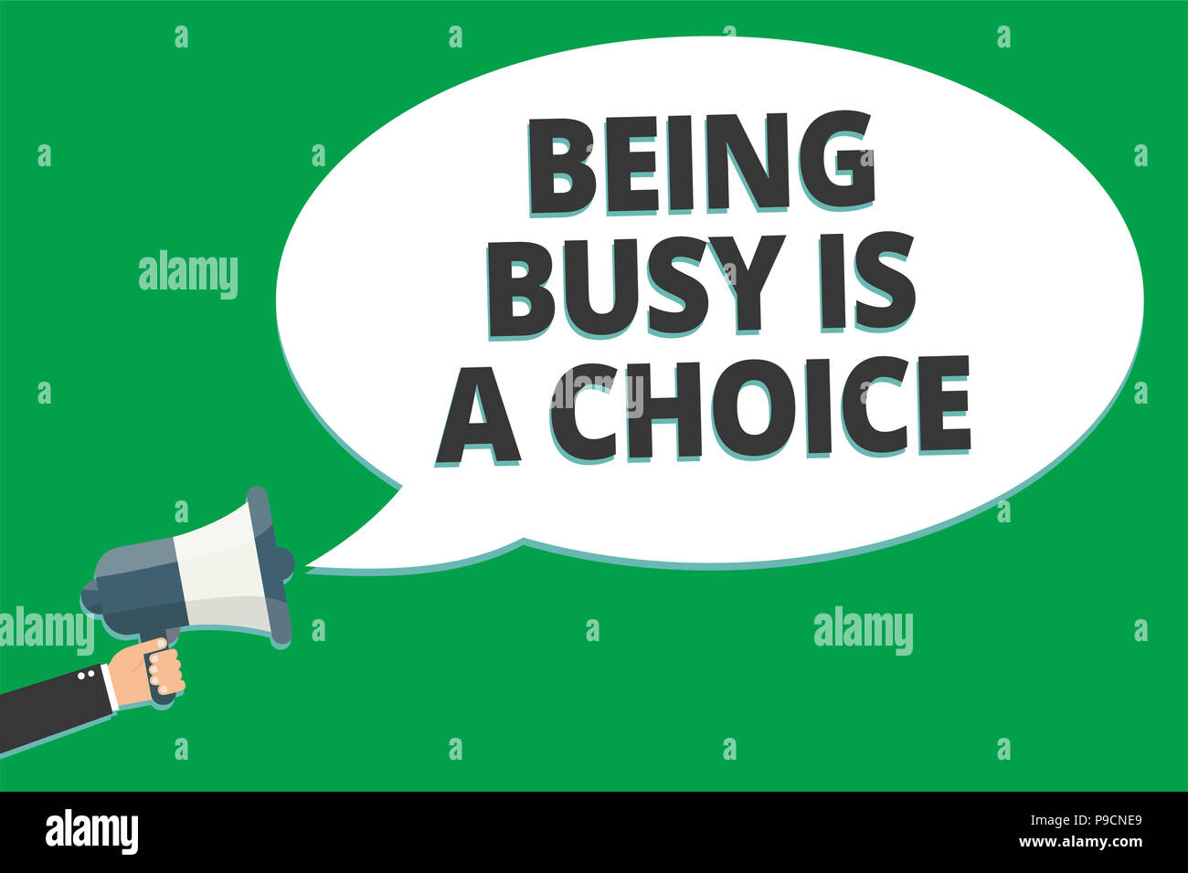 Handwriting text Being Busy Is A Choice Concept meaning life is about Handwriting text Being Busy Is A Choice Concept meaning life is about