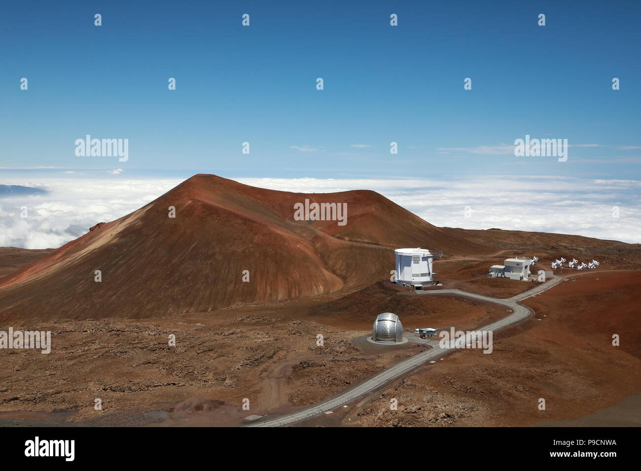Mauna Kea telescopes , Big Island, Hawaii Stock Photo Alamy