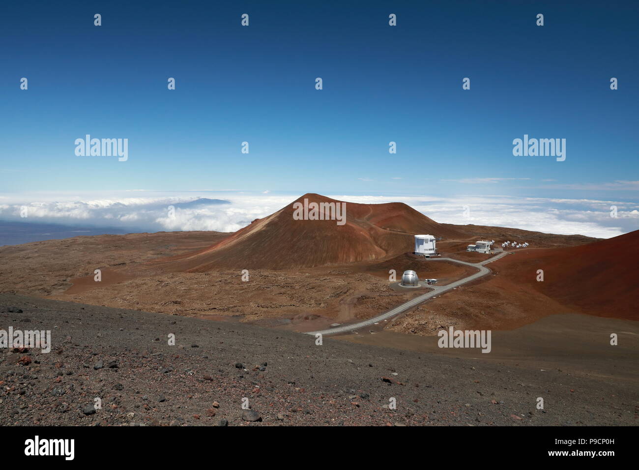 Mauna Kea telescopes , Big Island, Hawaii Stock Photo Alamy
