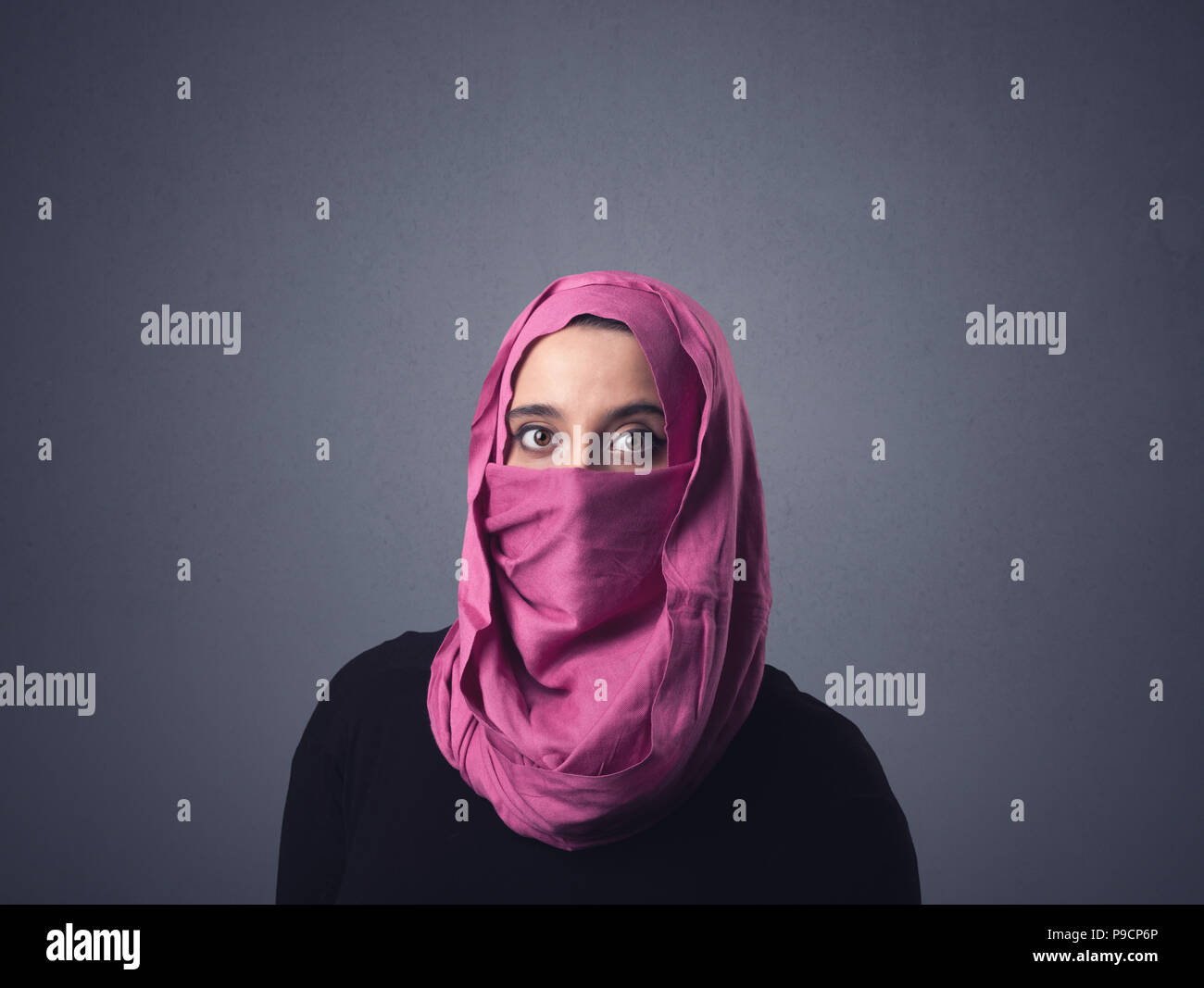 Young muslim woman wearing niqab Stock Photo - Alamy