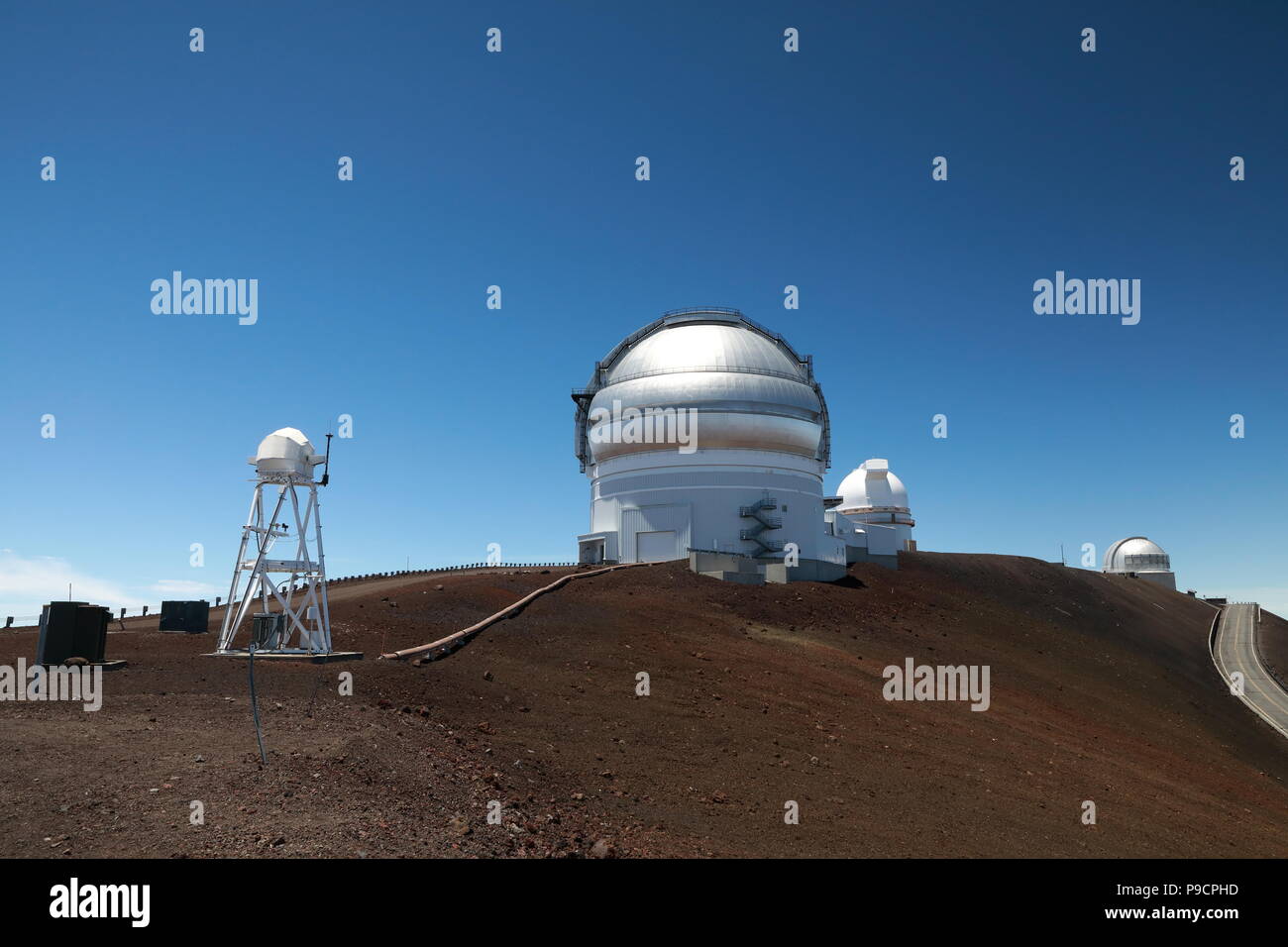 Mauna Kea telescopes , Big Island, Hawaii Stock Photo Alamy