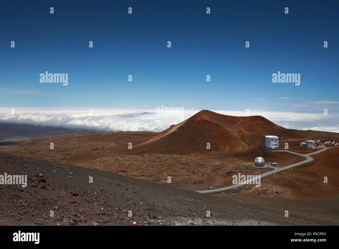 Mauna Kea telescopes , Big Island, Hawaii Stock Photo Alamy